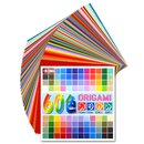KOMA Origamipapier uni, 60 Farben, verschiedene Größen