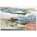 Washibogen mit bunter Landschaft
