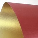 Strukturpapier Silk rot, Rückseite gold, 78 x 54 cm