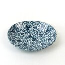 Ovaler Teller Karakusa blau 10,5 x 8,5 cm