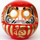 Daruma 25 cm rot, handbemalt